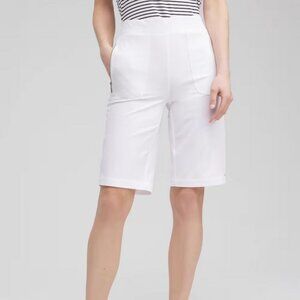 CHICO'S Zenergy UPF Neema 10" Shorts Size 2.5 =US Size 14 White